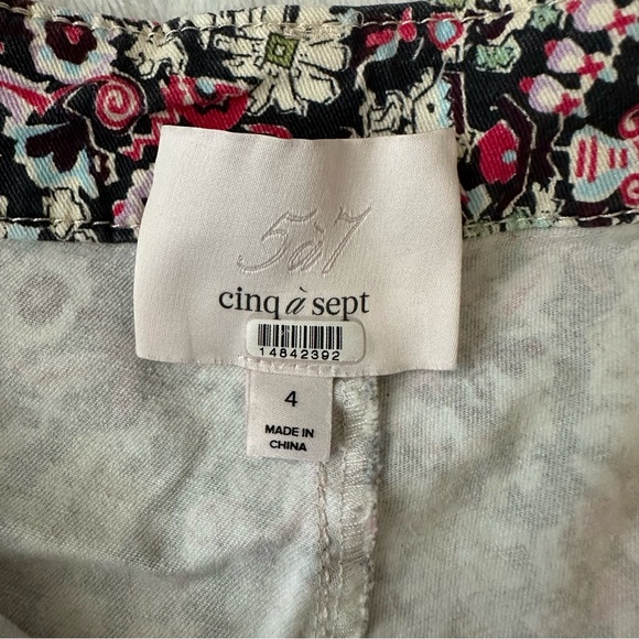 Cinq à Sept Penny Floral Shorts Size 4 - Picture 7 of 13